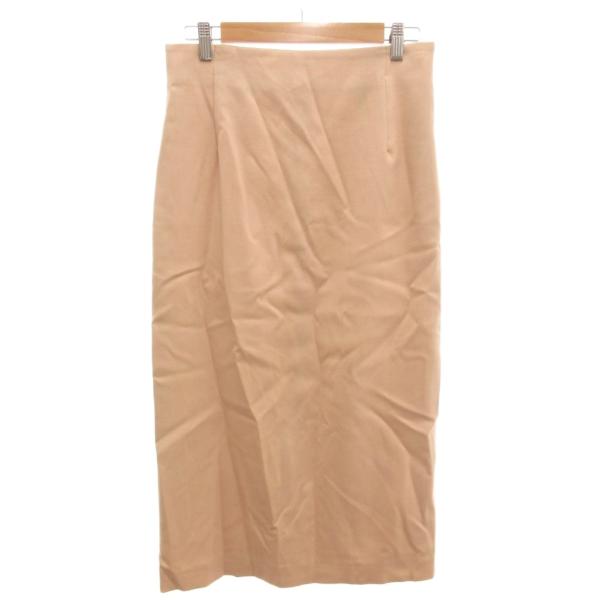 未使用品 ルーニィ LOUNIE タグ付き タイトスカート 40 ミモレ ロング ベージュ /JS ...