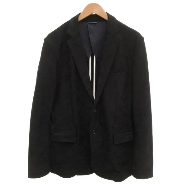 ジュンハシモト junhashimoto テーラードジャケット S カジュアル 迷彩柄 カモフラ 黒...