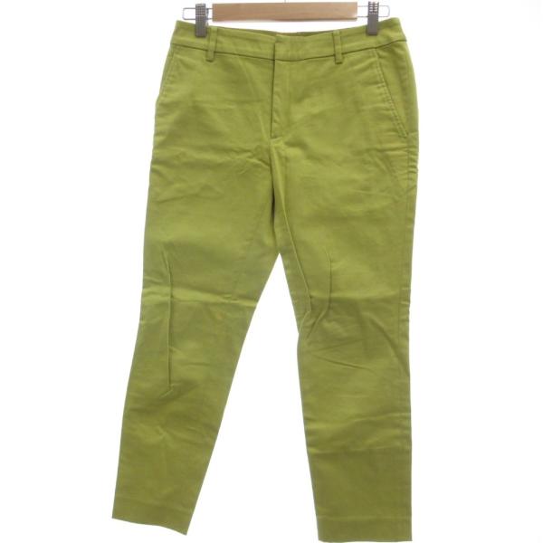 イエナ IENA パンツ スラックス ストレートシルエット 36 黄緑 グリーン /JS ■ECF0...