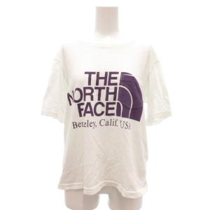 ザノースフェイス THE NORTH FACE パープルレーベル PURPLE LABEL H/S LOGO TEE Tシャツ WM 半袖 ロゴ 白 ホワイト 紫 パープル