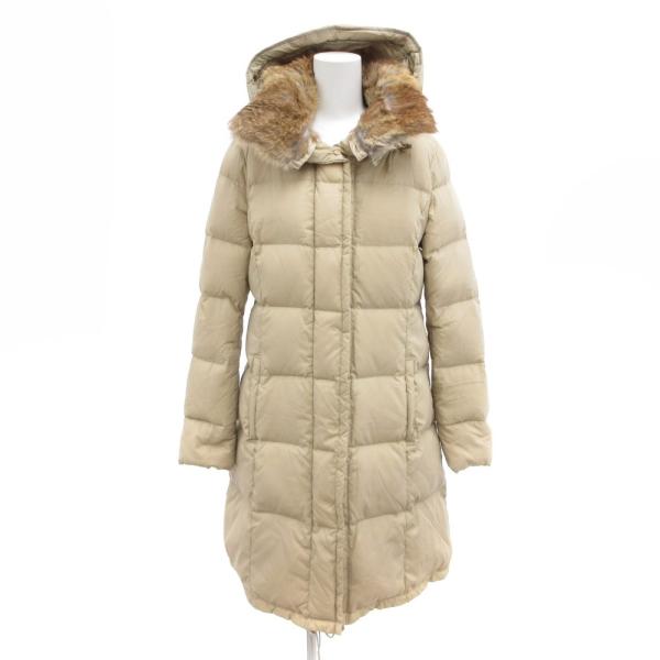 ガリャルダガランテ GALLARDAGALANTE ダウンコート ロング ラビットファー F ベージ...