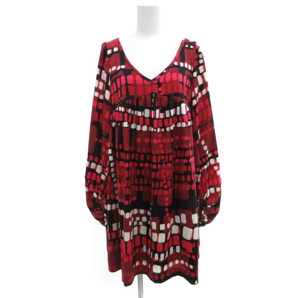 グレースコンチネンタル GRACE CONTINENTAL ワンピース ラウンドネック サテン ひざ...