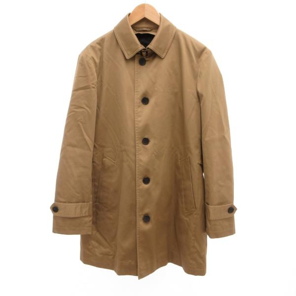 ナノユニバース nano universe ステンカラーコート ミドル丈 ライナー付 M ベージュ ...