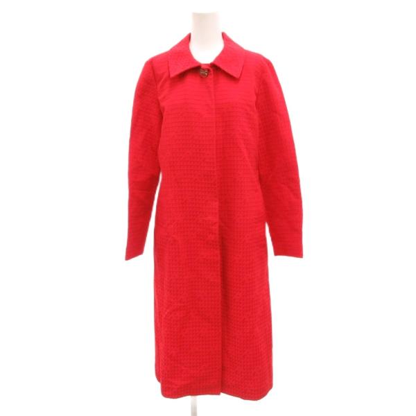 ロベルタディカメリーノ Roberta di Camerino ステンカラーコート ロング ジャガー...