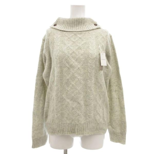 未使用品 ネイティブ ウィット Native Wit タグ付き セーター ウール LL 生成り オフ...