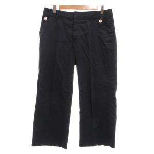 ニューヨーカー NEWYORKER パンツ リネン混 カプリ丈 13 紺 ネイビー /IB ■ECF004 レディース