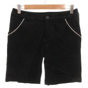 サウンズグッド soundsgood ショートパンツ 38 黒 ブラック 無地 ショート丈 パイピングデザイン /SC ■ECF005 メンズ