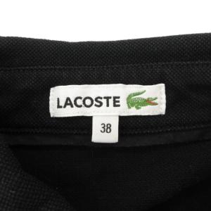 ラコステ LACOSTE ポロシャツ 38 黒...の詳細画像3