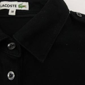 ラコステ LACOSTE ポロシャツ 38 黒...の詳細画像4