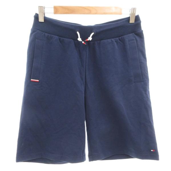 トミーヒルフィガー TOMMY HILFIGER ショートパンツ スウェット ハーフ丈 164 青 ...