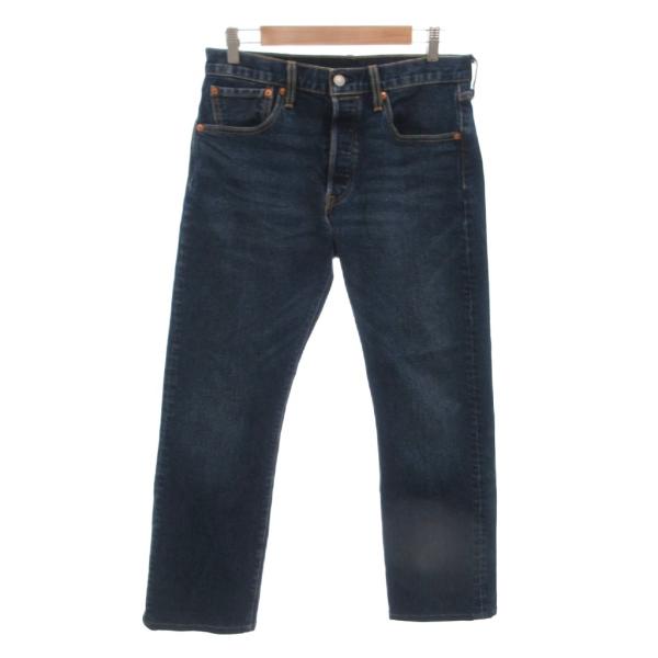 リーバイス Levi's 501 デニムパンツ ジーンズ W31 L32 インディゴブルー 無地 ボ...