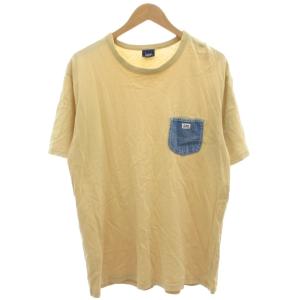 リー LEE Tシャツ XL ベージュ 半袖 クルーネック ポケット付き /SC ■ECF005 メンズ