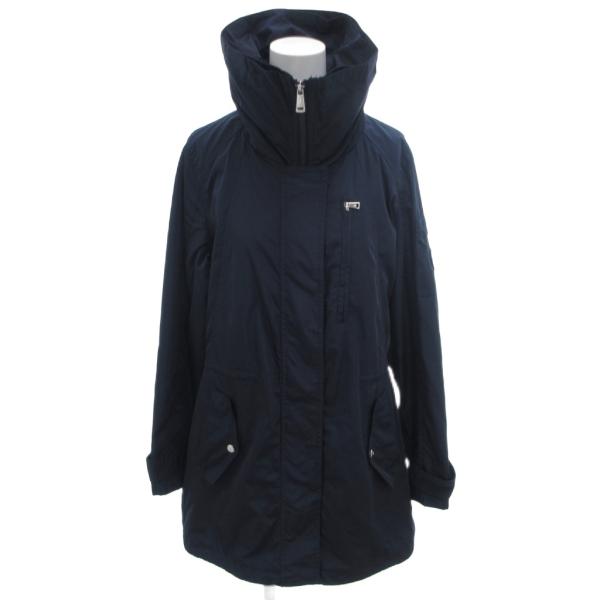 ラルフローレン RALPH LAUREN 美品 フード付きジャケット XS 紺 ネイビー ハイネック...