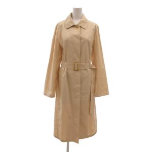 バーバリー ロンドン BURBERRY LONDON 美品 トレンチコート スプリングコート ステンカラー ノバチェック 11 ベージュ ベルト付き /MX