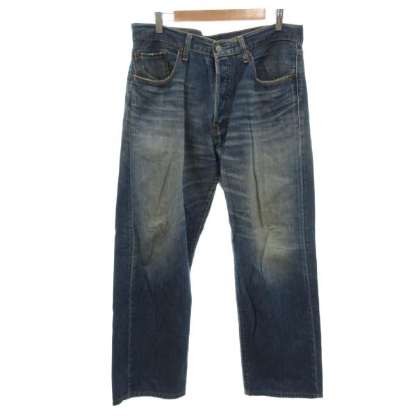リーバイス Levi's 501 ストレートデニムパンツ ジーンズ ボタンフライ コインポケット リ...