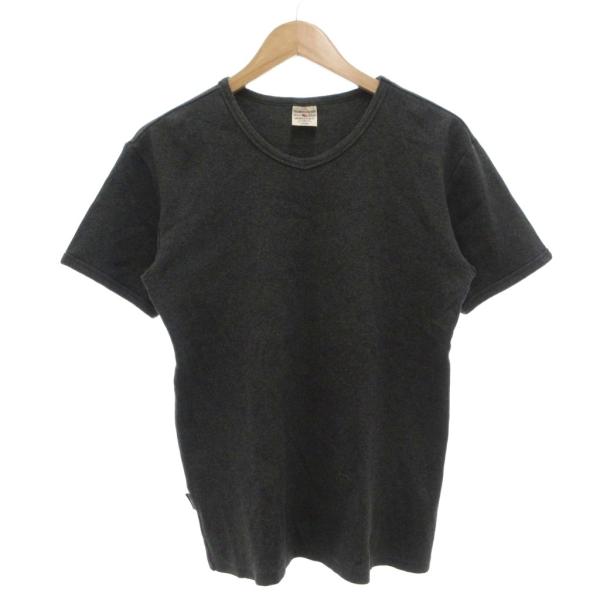 アヴィレックス AVIREX Tシャツ L グレー Vネック 半袖 無地 /BJ ■ECF007 メ...