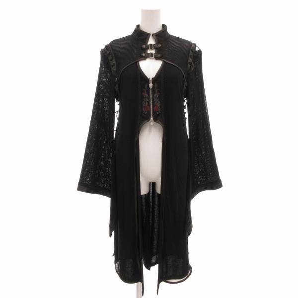 オッズオネスト OZZ ONESTE ワンピース ロリータ ゴスロリ ひざ丈 黒 ブラック ■GY1...