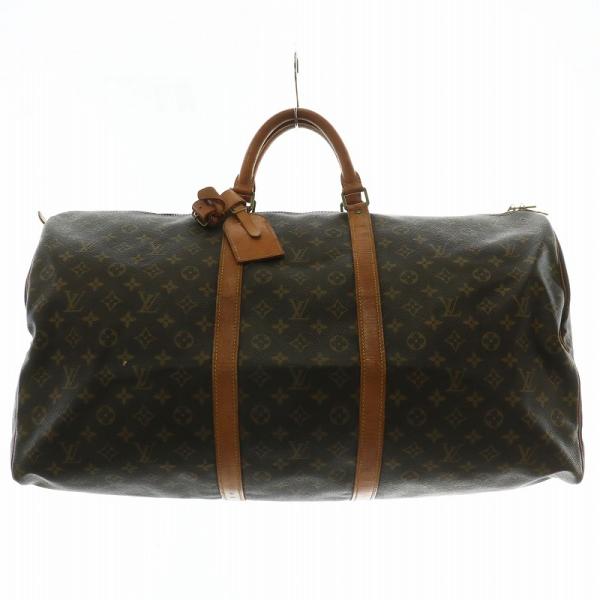 ルイヴィトン LOUIS VUITTON キーポル50 ボストンバッグ 旅行バッグ ハンド PVC ...