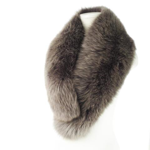 サガフォックス SAGA FOX 銀サガ ファーティペット ファーショール フォックスファー 毛皮 ...