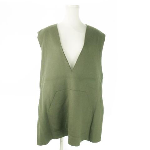 プラージュ Plage de charme ベスト プルオーバー Vネック オーバーサイズ スリット...