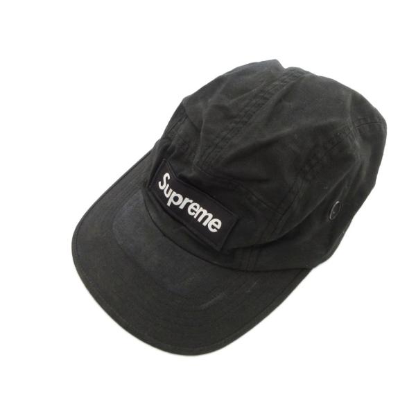 シュプリーム SUPREME MILITARY CAMP CAP ジェットキャップ ボックスロゴ 黒...