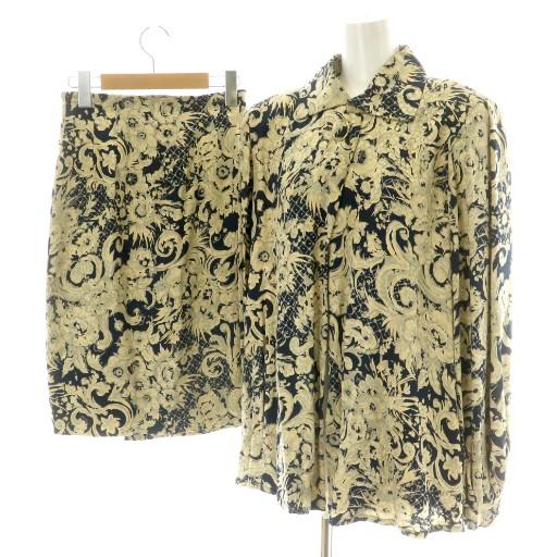 クリスチャンディオール ヴィンテージ セットアップ 上下2点セット シャツジャケット タイトスカート...