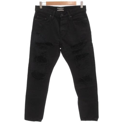 ヒステリックグラマー HYSTERIC GLAMOUR デニムパンツ ジーンズ テーパード ボタンフ...