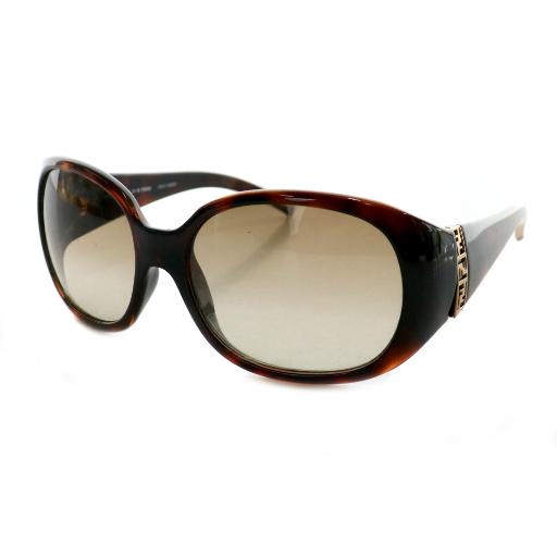 フェンディ FENDI サングラス アイウェア 伊達メガネ べっ甲柄 ロゴ 茶 ブラウン 赤 レッド...