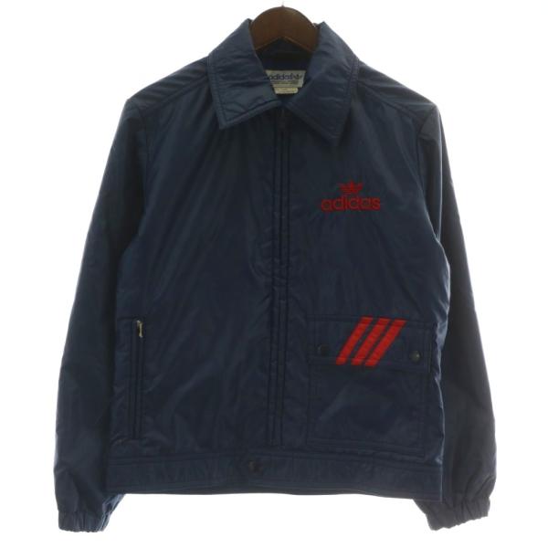 アディダス adidas 80s デサント期 ヴィンテージ 中綿 ジャケット ブルゾン ナイロン ジ...