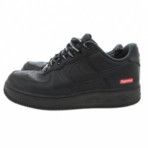 ナイキ NIKE SUPREME AIR FORCE 1 LOW CU9225-001 シュプリーム エアフォース 1 ロー スニーカー ローカット シューズ 25cm 黒 ブラック /U