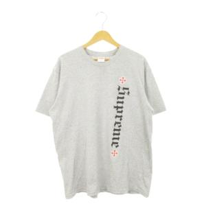 シュプリーム SUPREME Independent インディペンデント Tシャツ カットソー クルーネック 半袖 プリント ロゴ M グレー /AH10