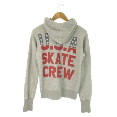 ウィルソン WILSON Jack スウェットパーカー 38 グレー バックプリント USA SKA...