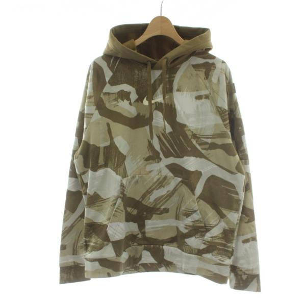 ナイキ NIKE Therma-FIT パーカー フーディ 長袖 M ブラウン 茶 カモ DQ695...