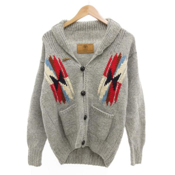 カナディアン セーター CANADIAN SWEATER カーディガン ショールカラー チマヨ柄 ネ...
