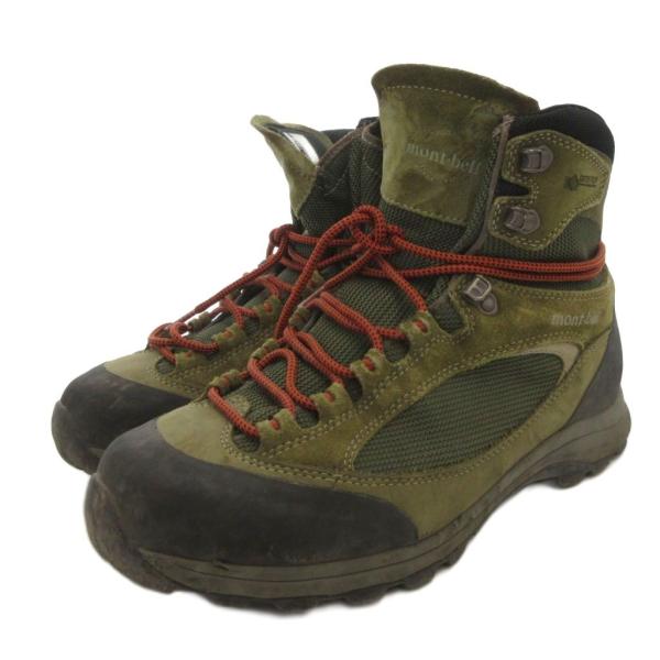 モンベル Montbell GORE-TEX トレッキングシューズ 登山ブーツ レースアップ 27....