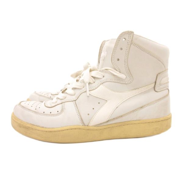 ディアドラ DIADORA MI BASKET USED HERITAGE スニーカー シューズ ハ...
