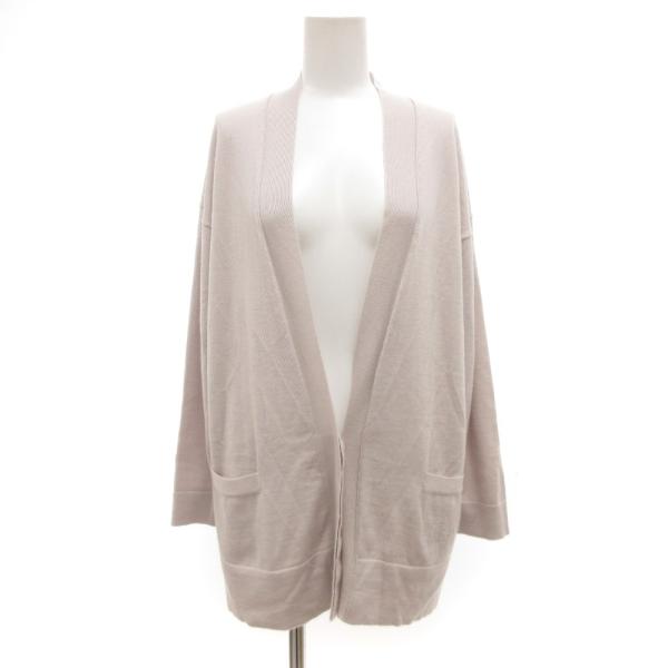 エルメス HERMES ゴルチエ期 カーディガン ニット カシミヤ Hロゴ 36 グレー /JS ■...