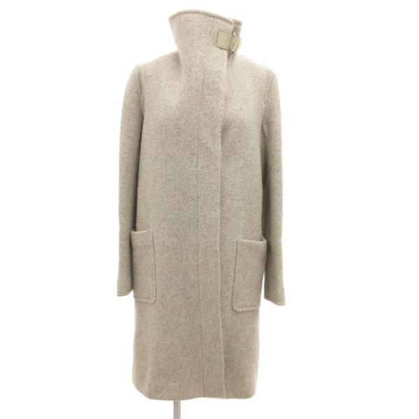 ラルフローレン RALPH LAUREN スタンドカラーコート ロング USA製 ウール ハイネック...