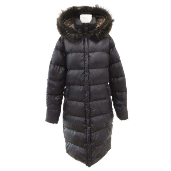 デュベティカ DUVETICA DENEB ダウンコート リアルファー ロング 44 ダークグレー ...