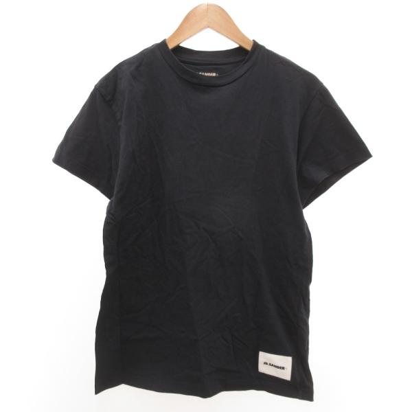 ジルサンダープラス JIL SANDER＋ 24SS JTN254 Tシャツ 半袖 ロゴ M 紺 ネ...
