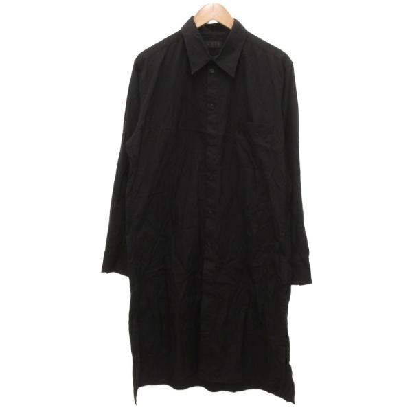 ヨウジヤマモト YOHJI YAMAMOTO S'YTE シャツワンピース 3 黒 ブラック マキシ...