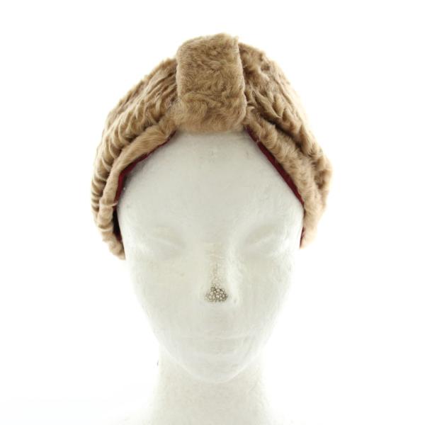 グッチ GUCCI ファー ビートル ヘッドバンド ヘアバンド ヘアアクセサリー 羊毛皮 絹 シルク...