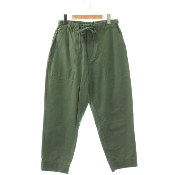 ハウスホールド HOUSE HOLD 24SS ヴィンテージ ツイルベイカーパンツ L グリーン /...