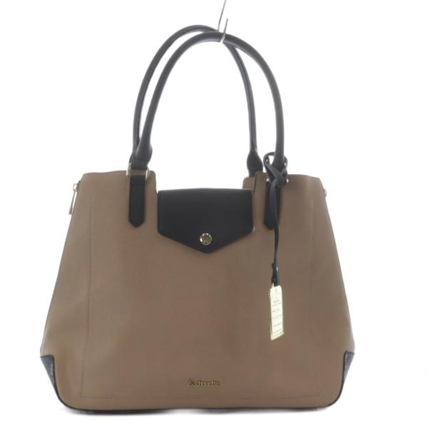 サマンサ＆シュエット samantha&amp;chouette トートバッグ ハンドバッグ ベージュ ブラ...