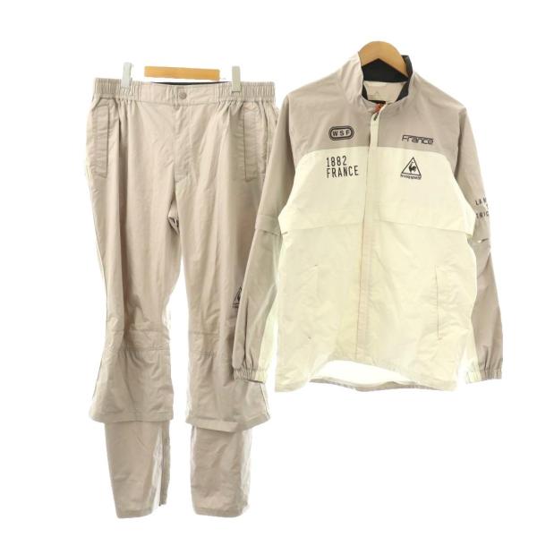 ルコックスポルティフ le coq sportif セットアップ ゴルフ レインウェア 上下 LL ...