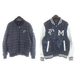 モンクレール MONCLER SABRE サレブ ディズニー Disney ロジャーラビット コラボ ダウンジャケット リバーシブル 3 紺
