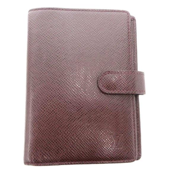 ルイヴィトン LOUIS VUITTON タイガ アジェンダ MM 手帳カバー 6穴リング レザー ...