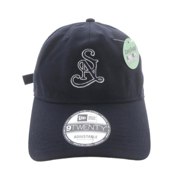 未使用品 ニューエラ NEW ERA SNIDEL エンブレムキャップ 帽子 野球帽 ネイビー SW...