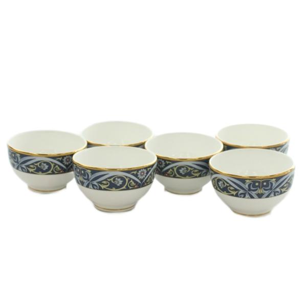 ウェッジウッド WEDGWOOD 6客セット 湯呑 ブルーエレファント 白 ホワイト 青 ブルー /...