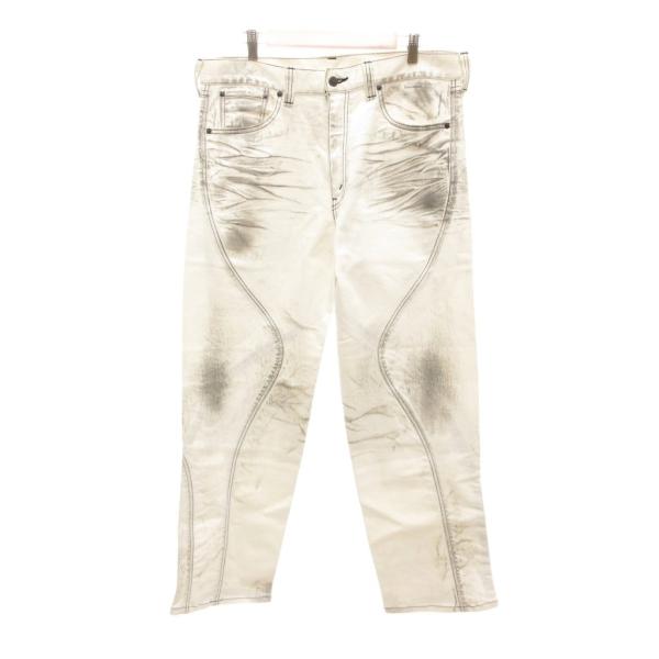 リーバイス Levi's FLU デニムパンツ ジーンズ ワイド 立体裁断 白 ホワイト /JS ■...